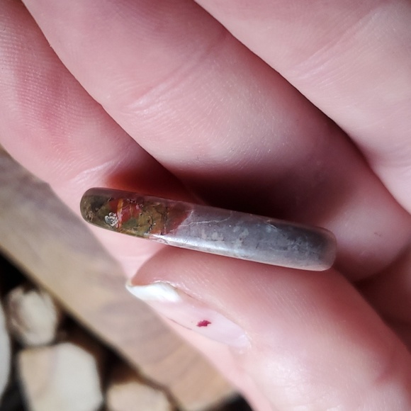 New Picasso Jasper Teardrop Pendant. - Picture 6 of 9